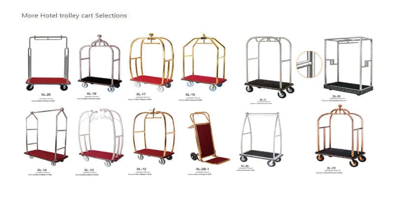 more style hotel luggage trolley carts more style hotel luggage trolley carts